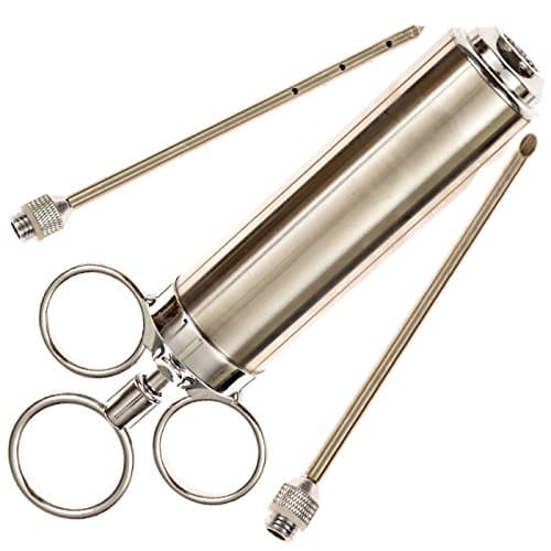 Kobblestone Meat Marinade Injector 2 Oz - Stainless Flavor Seasoning Injector for Meats