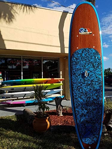 SUPSmart Walnut Blue Fiberglass Epoxy Multi-Purpose 11' or 12' Stand Up Paddle Boards (12")