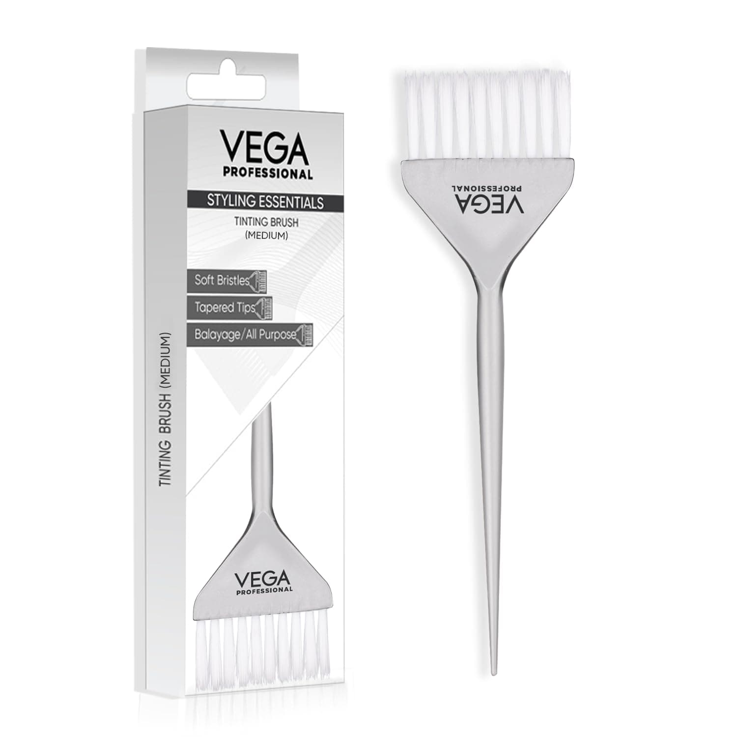 Tinting Hair Brush for Balayage, All Over Color, Highlights and Root Touch Ups -Medium (VPHTB-02)