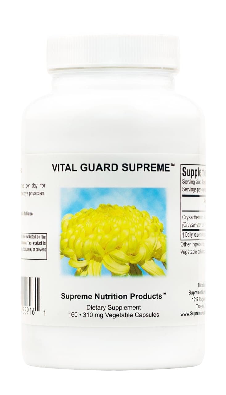Vital Guard , 160 Pure Chrysanthemum Vegetarian Capsules