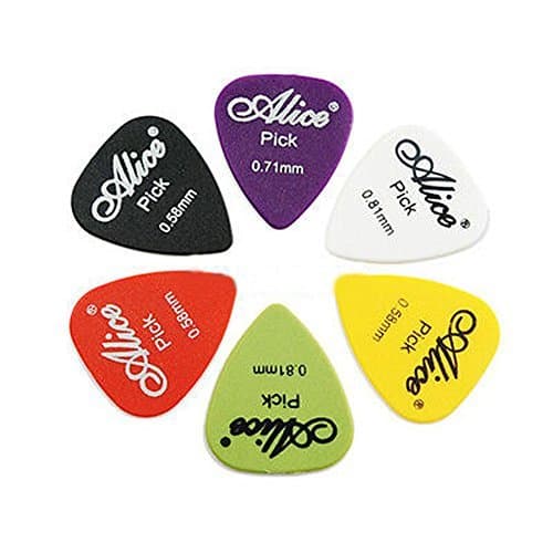 Custom Acoustic Electric Guitar Bass Picks Plectrums, 120pcs Mix Colors Thinkness