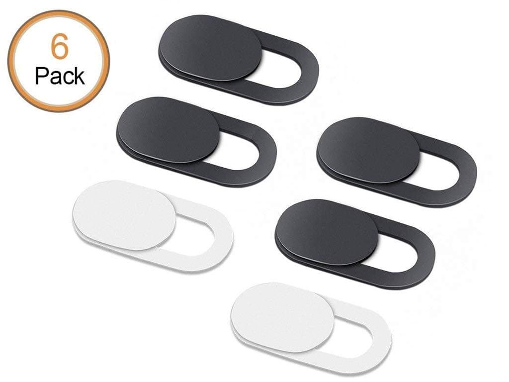 Webcam Cover Senhomtog Ultra Thin 0.025In Metal Web Camera Cover Slide Laptop Camera Cover Slide for MacBook Pro Laptops Smartphone Mac PC Tablets Protect Your Privacy and Security (White)