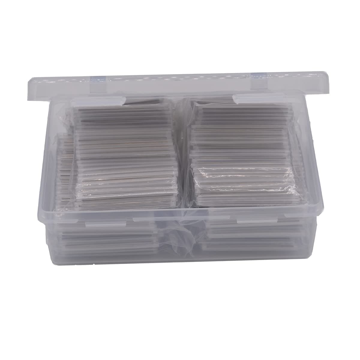 Fiber Optic Fusion Splice Protection Sleeve Clear 1000pcs,Come with Box (Recovered Dia.2.5mm,60mm)