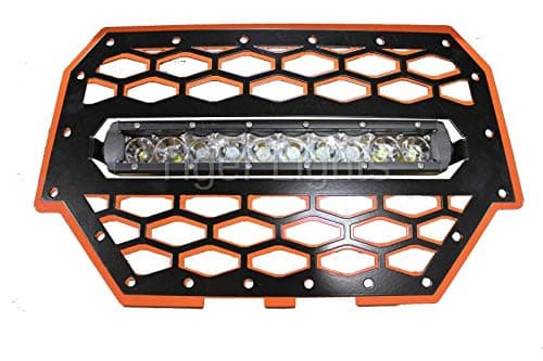 Polaris RZR 900/1000 Orange Grille Light & 10" Light Bar #TLRZR1000OWL