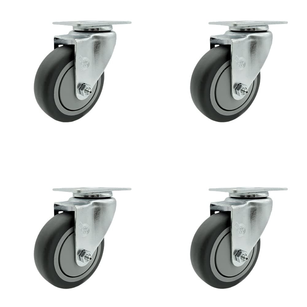 FG25656 Rubbermaid Cube Truck Utility Truck Quiet Replacement Swivel Caster Set – Fits Rubbermaid Cube Utility Truck – Service Caster Brand