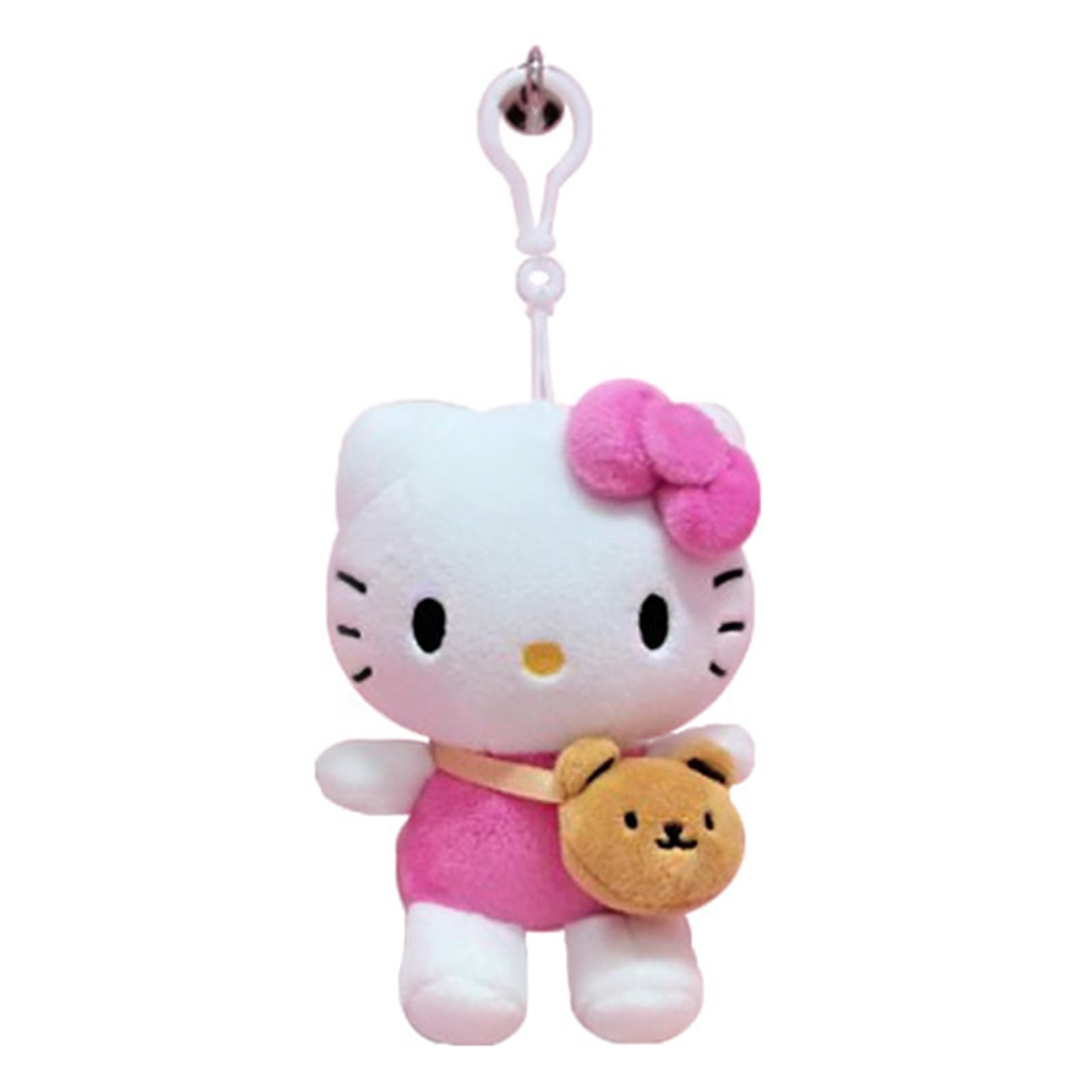 Friends bag hook Cutie Hello Kitty Friends Character Plush Bag Clip Keychain Backpack Hanger 1PC 4.7in