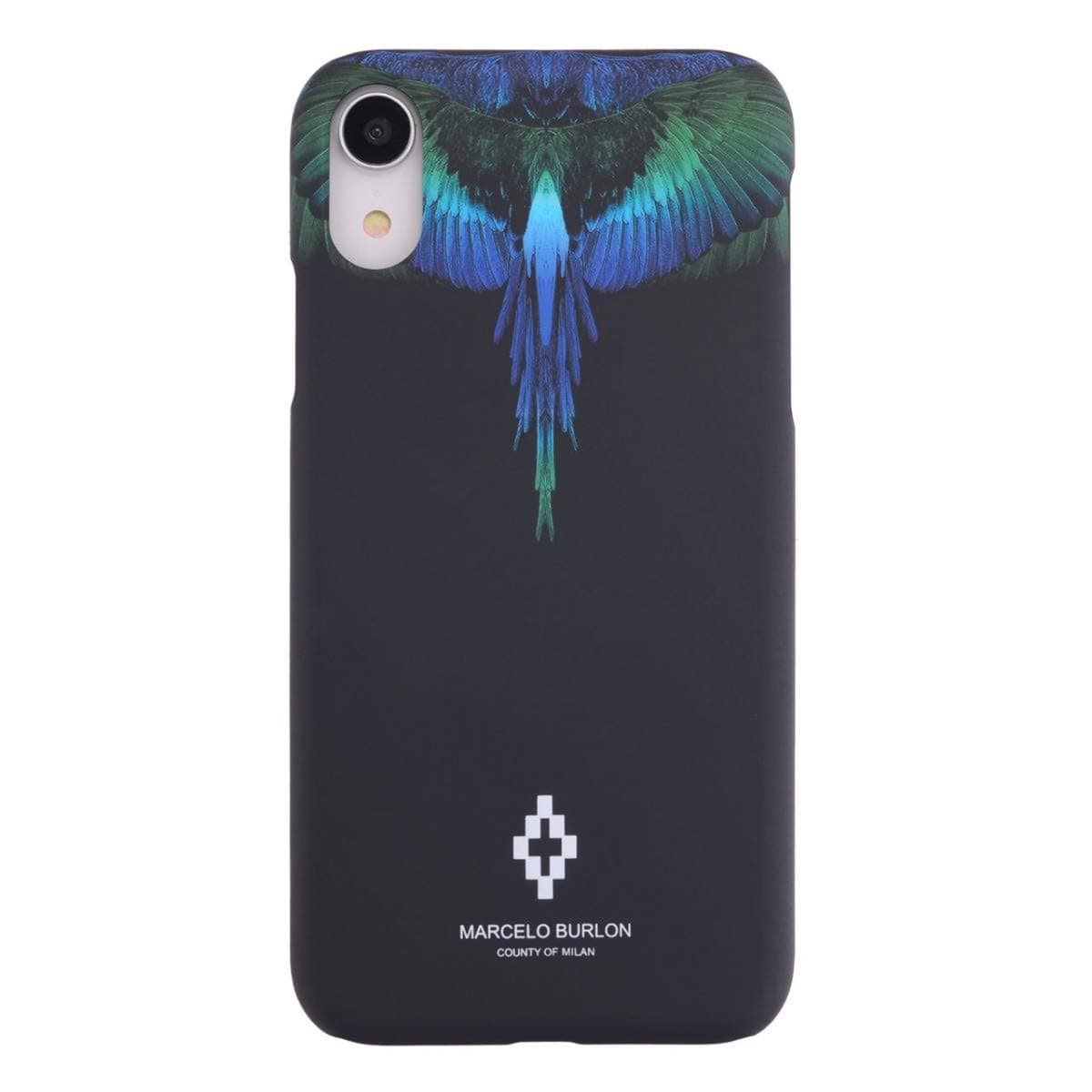 MARCELO BURLON, Cover Blue Wings iPhone XR, Black, MBU_MXR-BLUEWINGS
