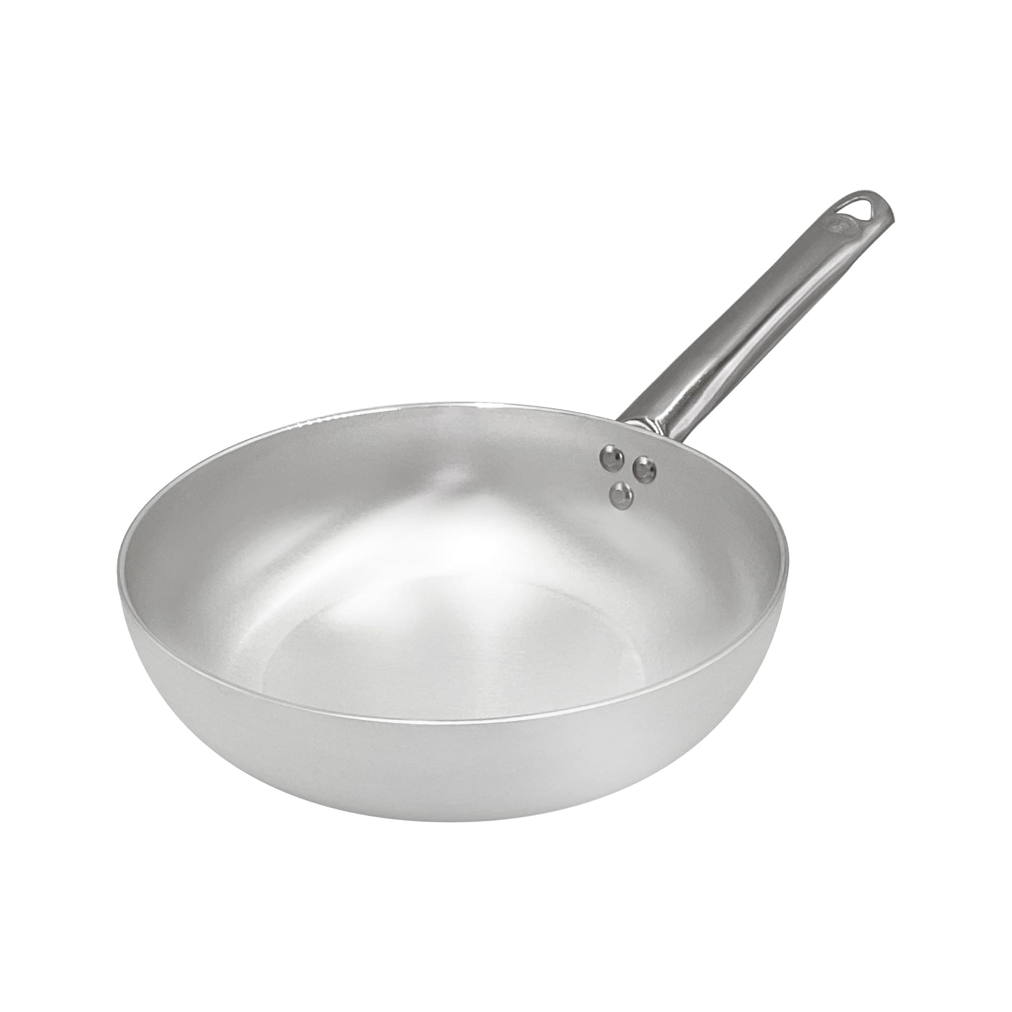 Pentole Agnelli ALMA111B34 High Pan for Jumping, Tubular Handle, Professional Aluminum, 34 cm