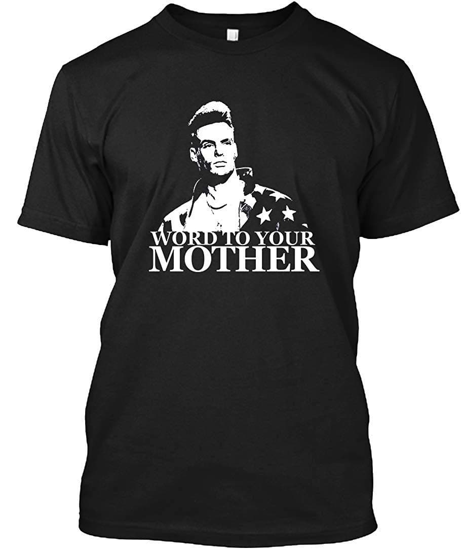 Men's Vanilla Ice - Word to Your Mother Gildan Creative T-Shirt,Black,3X-L
