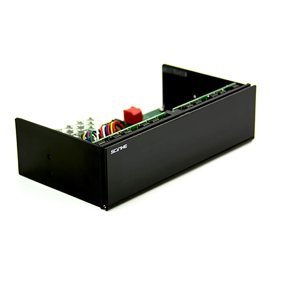 Scythe Kaze Master Flat PC Fan Speed Controller, for 5.25" Drive Bay with LCD Display, 4 Channels