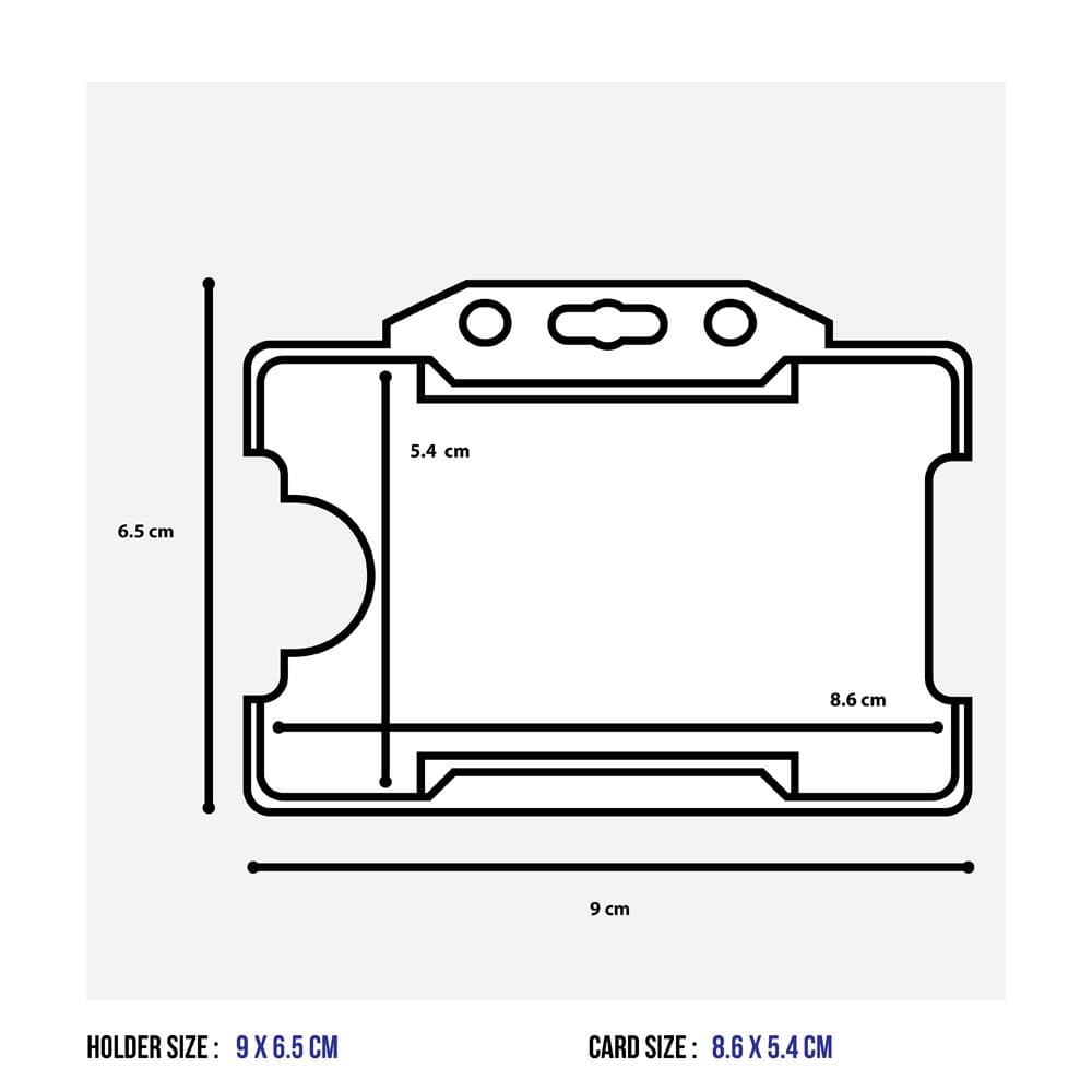 Retractable Lanyard and Badge Holder Trio Triple Pack by LanyardsTomorrow - Set Includes A Single Plain Lanyard, Extendable Carabiner Yoyo Reel Clip and Rigid ID Card Holder (Red)
