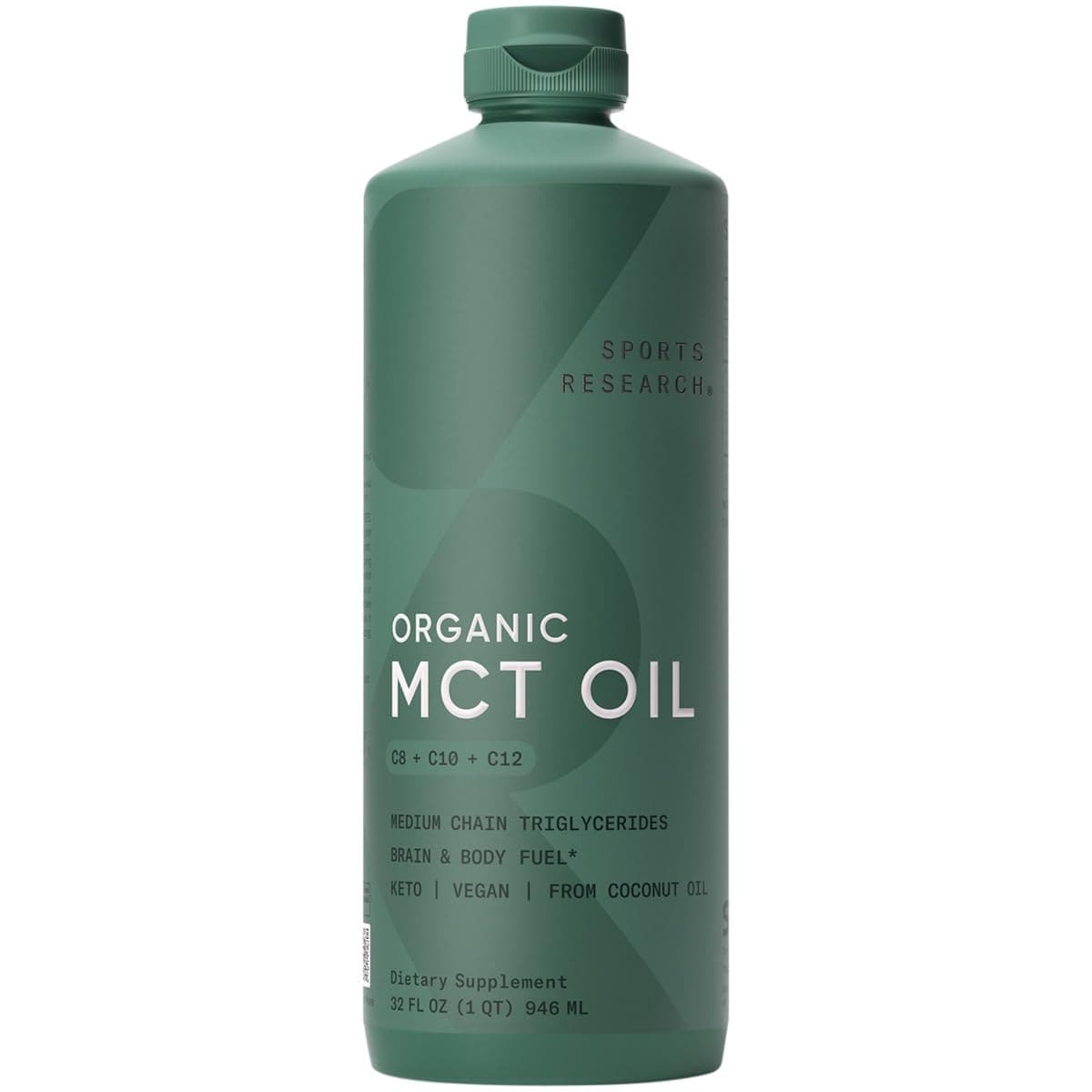 Sports Research Mct Oil Derived Only from Coconut Oil - 32Oz