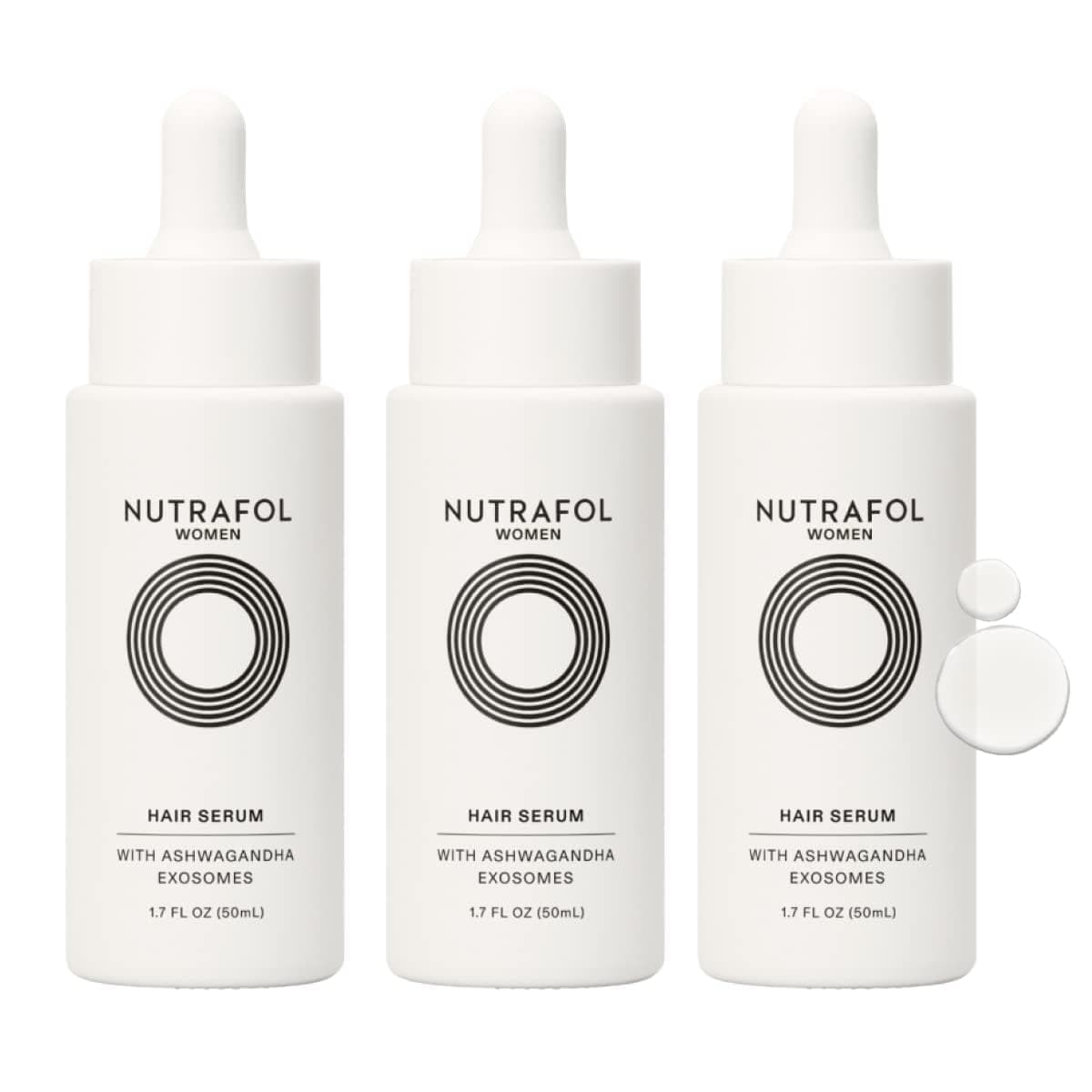 Nutrafol Growth Activator Hair Serum with Patent-Pending Ashwagandha Exosome Technology 3 Pack
