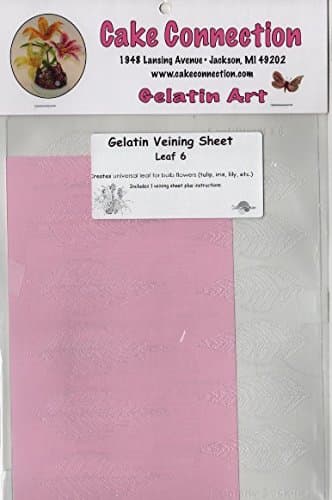 Cake Connection Gelatin Art Veining Sheet – Leaf 6