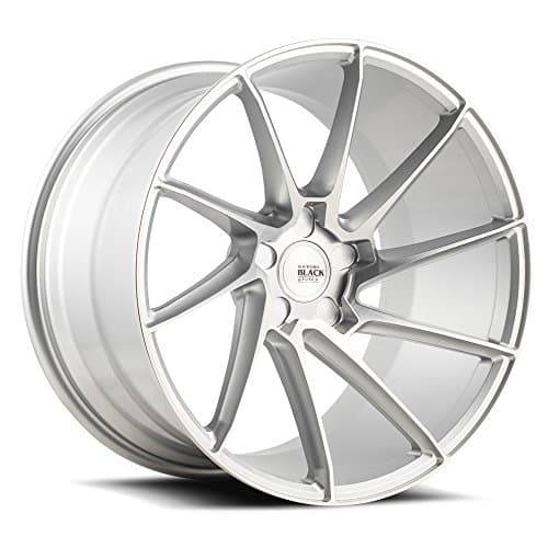 20" Inch Savini BM15 Brushed Silver Wheels Rims Only | Set of 4 | Includes Free Wheel Club LA T-Shirt | Fits Audi Mercedes BMW Infiniti Dodge Cadillac Chevy Ford Lexus Tesla Nissan Hyundai