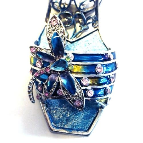 Metal High Heel Tealight Oil Warmer (Dragonfly)