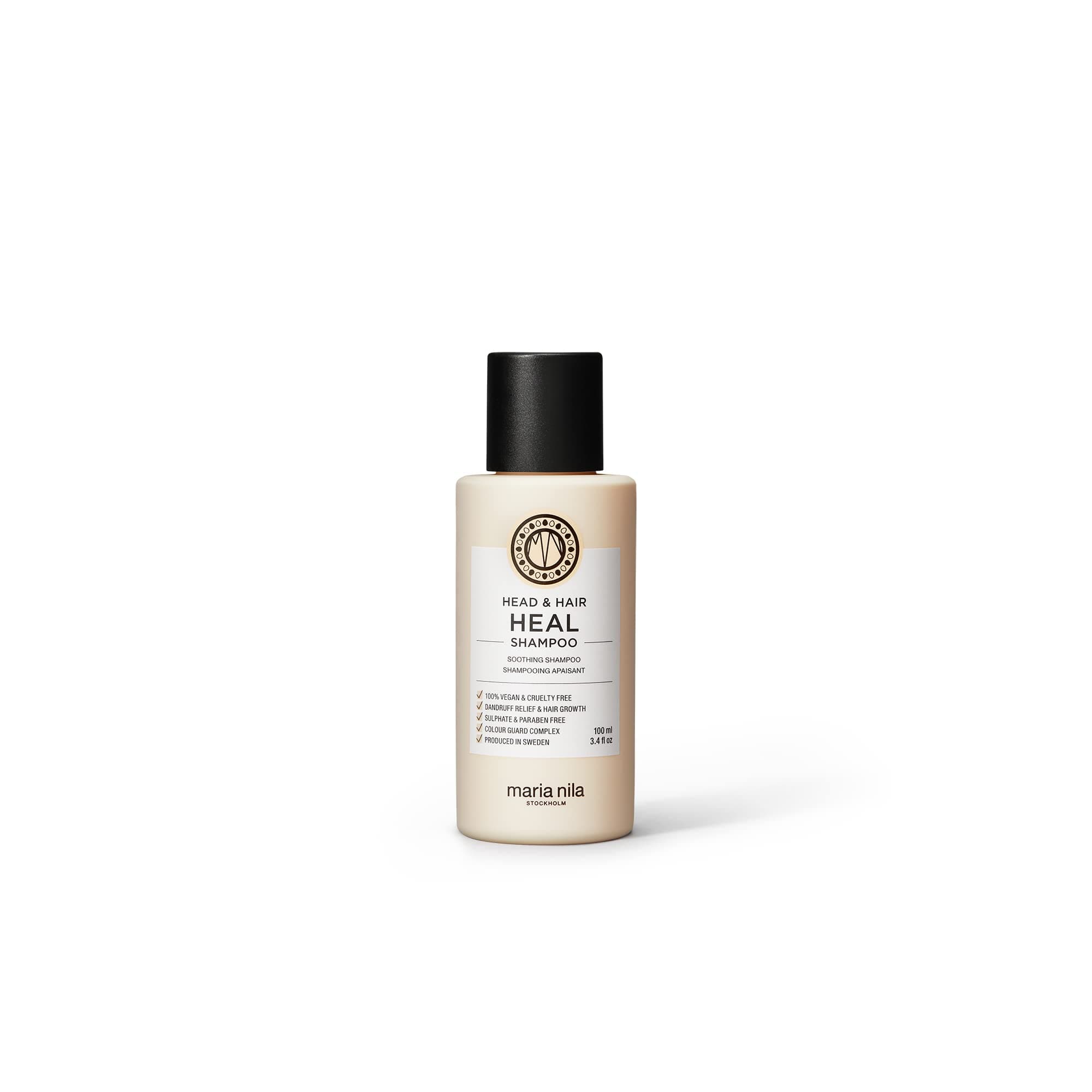 Maria Nila Head & Hair Heal, Soothing Shampoo for Dry & Itchy Scalp, Calming Aloe Vera & Piroctone Olamine Properties Moisturises/Soothes Scalp Preventing Flakiness