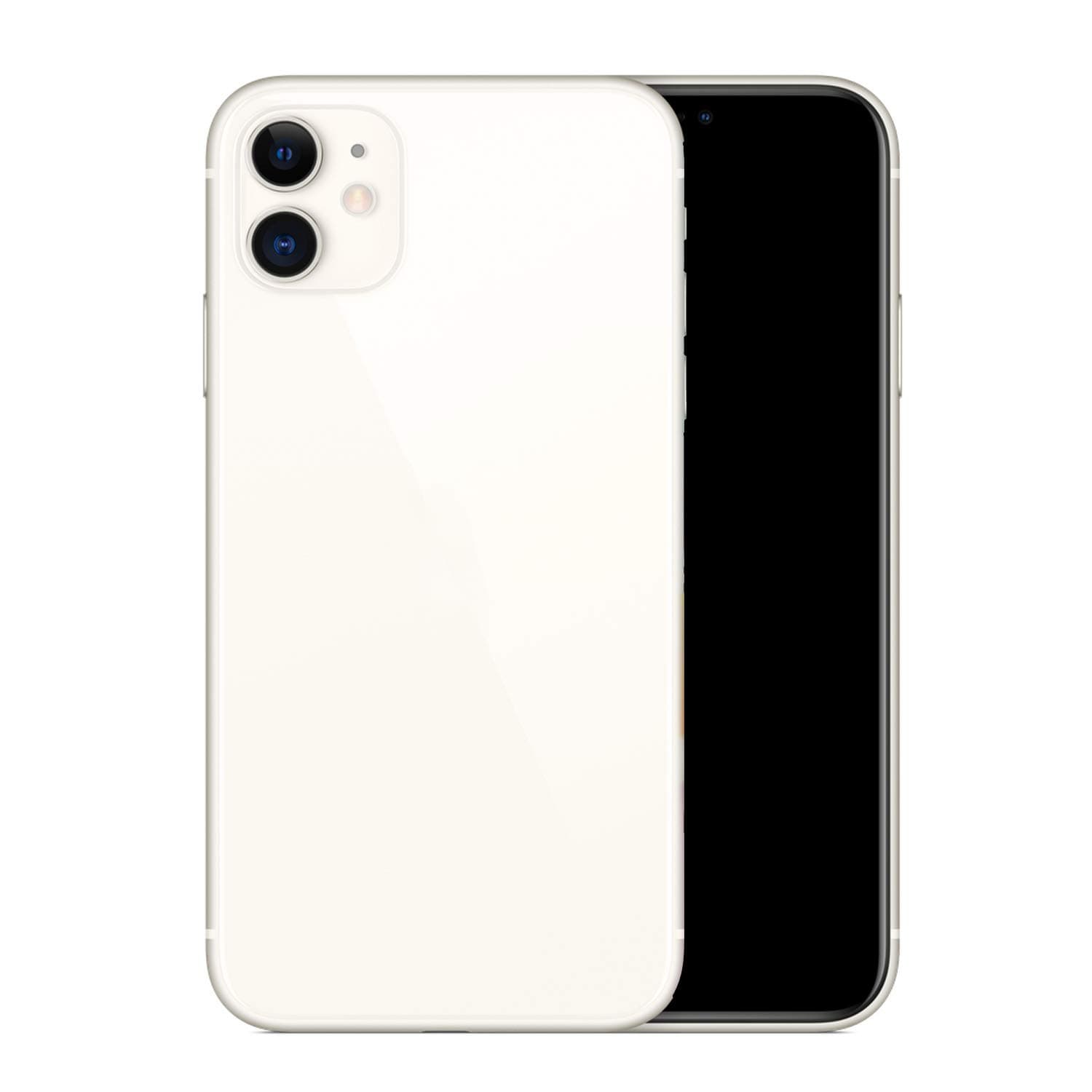 Non-Working Fake Phone Compatible with Phone 11 Pro Max, This's a Dummy Phone That Looks Like a Real Phone and No Logo (White,Black Screen)