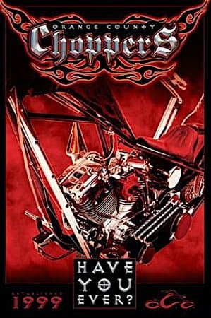 Orange County Choppers ~ Rare Occ Poster Print ~ Approx 22 X 34 Inches