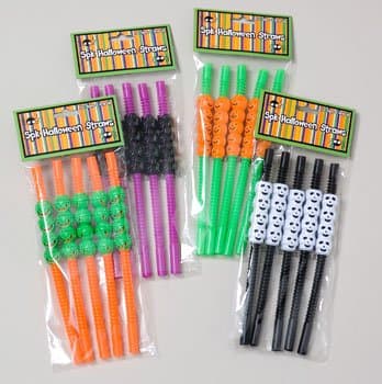 RGP G89615 Straws Halloween Plastic44; Pack of 48