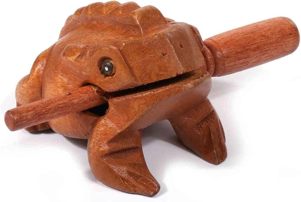Wood Frog Mini Scraper Drum Percussion Percussion Instrument Musical Instruments Frog Bleating 縁起物