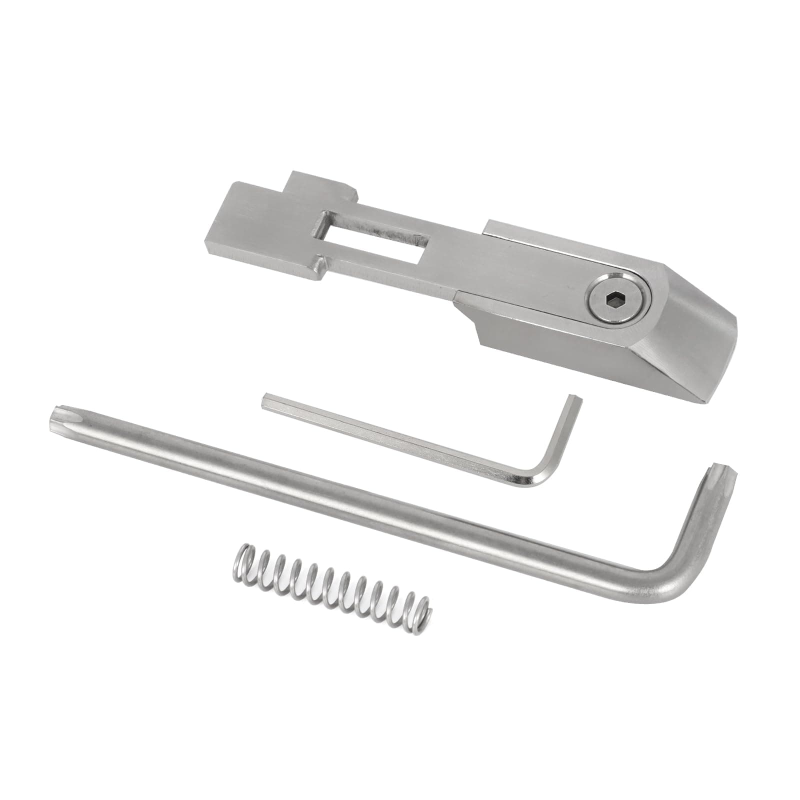 RV Handle Latch Repair Kit,Stainless Steel Travel Trailer Camper Door Latch Handle Replacement for RV Trimark 060-1650 / T507 Door Handle