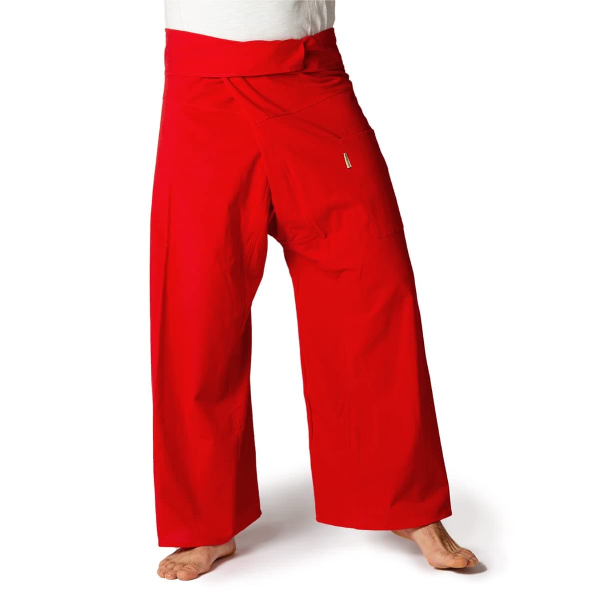 PANASIAM Thai Fisherman Pants Classic | Wide Wrap Pants Made of 100% Cotton | for Men & Women I Pleasantly Soft | Fisher Trousers