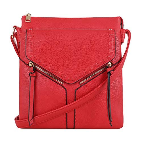 Katie Lightweight Medium Crossbody Bag Shoulder Bag with Multi Pocket for Women