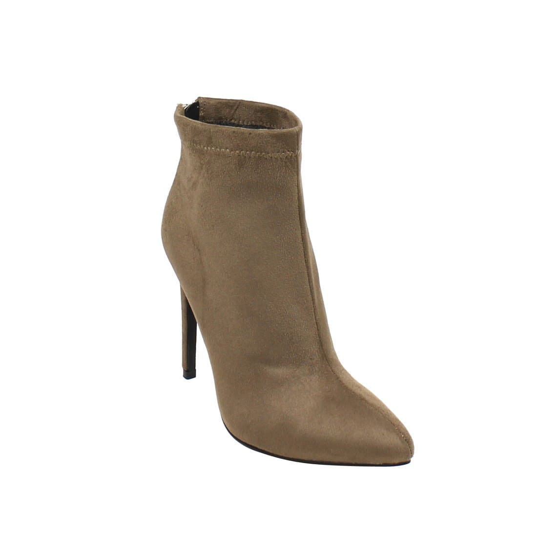 BESTON EK36 Women's Fashion Back Zipper Ankle High Booties Half Size Small