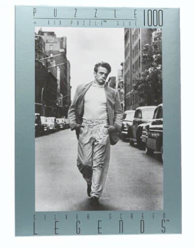 Silver Screen Legends: James Dean-New York - 1000-pc Jigsaw Puzzle