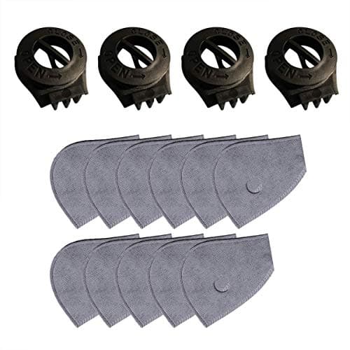 Horenme Set of 20 Activated Carbon PM2.5 ḟi'ṫѐṙs and 4 Exhaust Valves Replacement