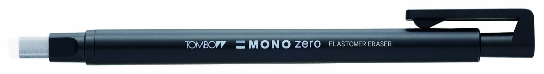 Mono Eraser Set Includes Zero Rectangle Tip Eraser - Black/Eraser Refills (Pack of 2)