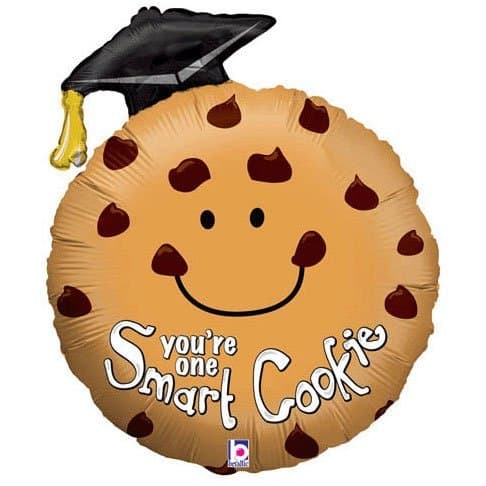 "You're One Smart Cookie" Graduation 29" Balloon Mylar