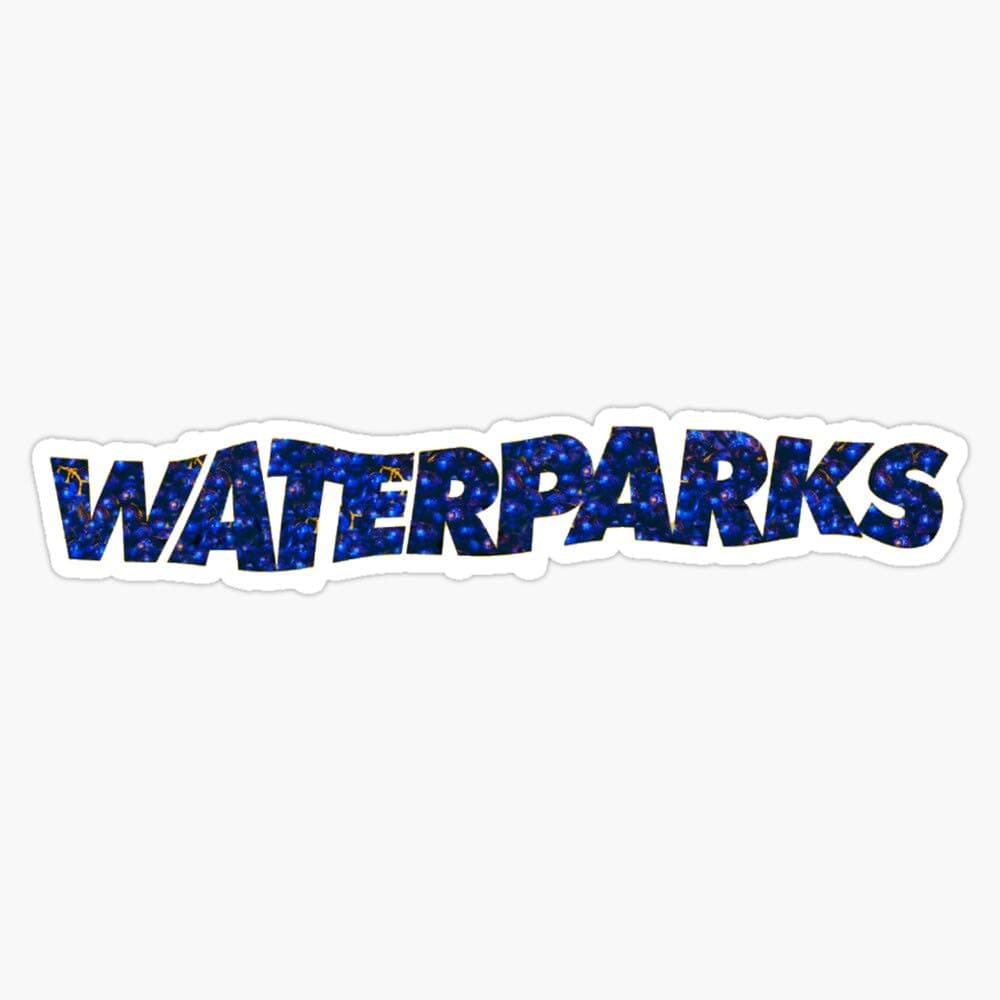 Waterparks - Double Dare Logo Sticker Vinyl Waterproof Sticker Decal Car Laptop Wall Window Bumper Sticker 5"