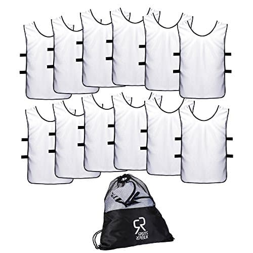 Pinnies Scrimmage Vests for Kids, Youth and Adults (12-Pack) - Soccer Pennies
