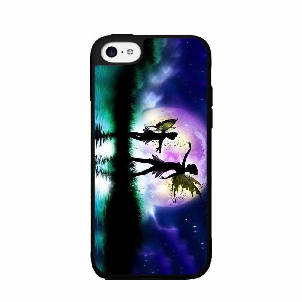 Fairies Dancing in The Sky Plastic Phone Case Back Cover iPhone 5 5s Comes with Security Tag and MyPhone Designs(TM) Cleaning Cloth