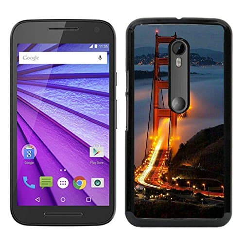 San Francisco Golden Gate Bridge black for Moto G3 Phone Cover