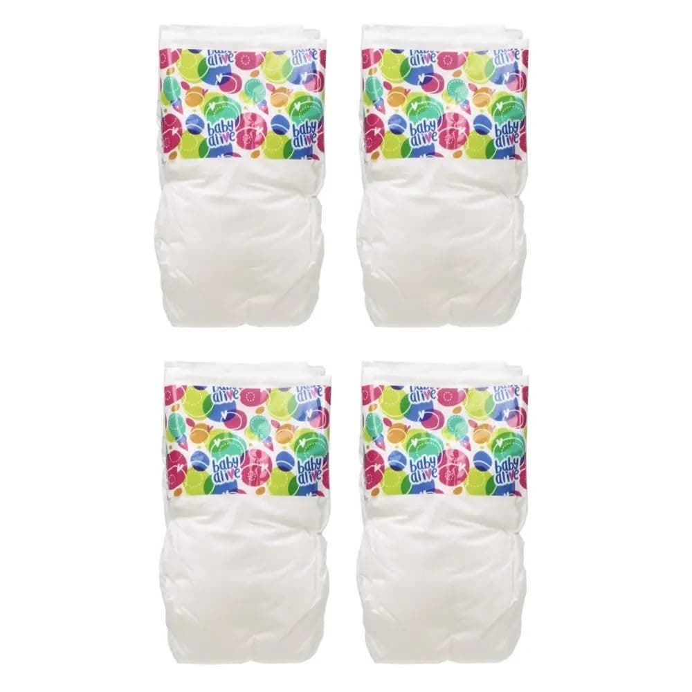 Doll Diaper Refill, Includes 4 Diapers, Toys Accessories, for Kids Ages 3 Years Old and Up