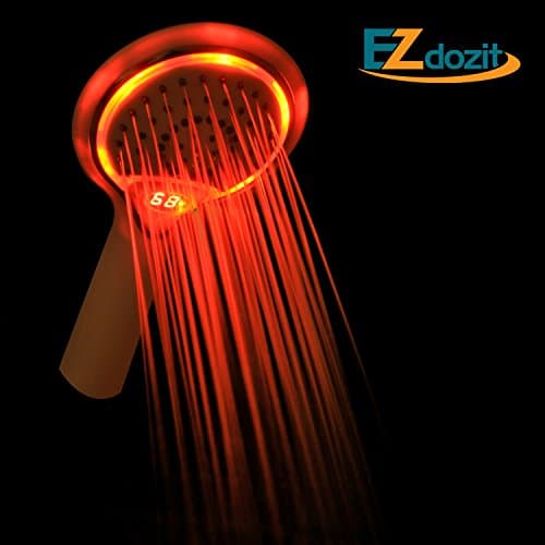 Ezdozit Offers an Amazing Summer Deal at a Rock Bottom Price! Not Long Before This Offer Ends So Act Now! 3 Color LED Shower Head With a Unique Temperature Display This is an Offer You Cannot Overlook