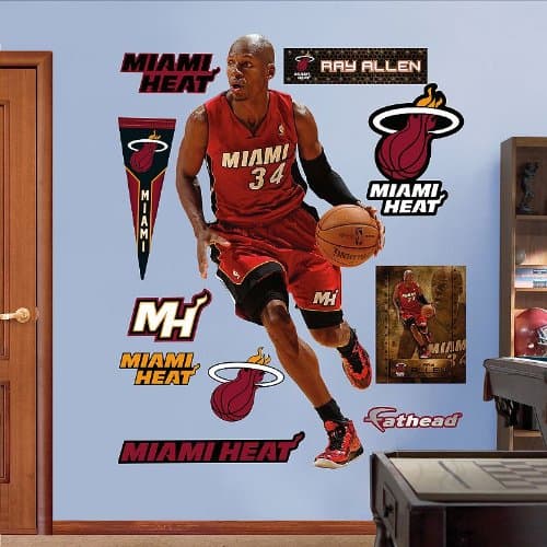 NBA Ray Allen Fathead Wall Graphic