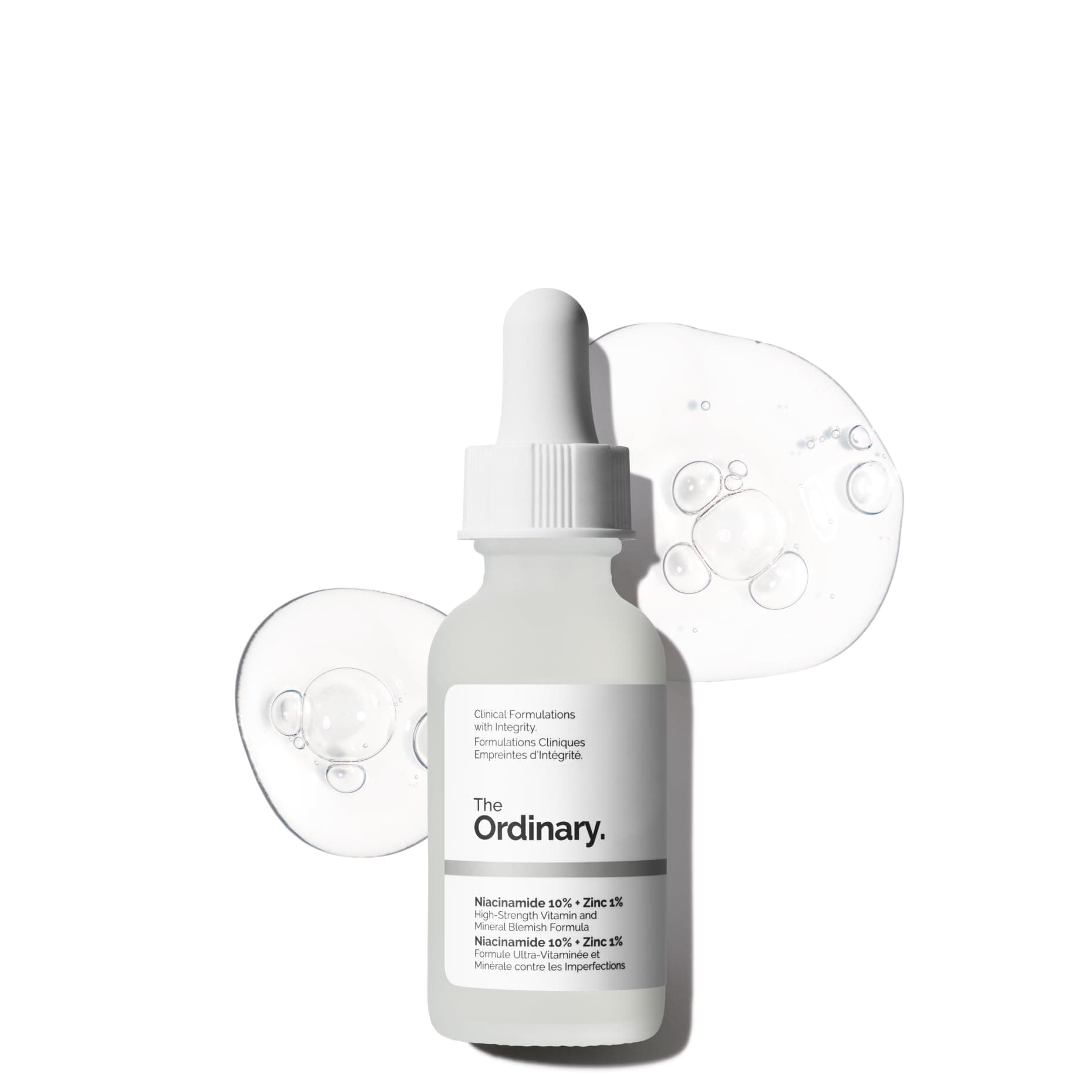 Niacinamide 10% + Zinc 1%, Brightening & Smoothing Serum for Blemish-Prone Skin, 30ml