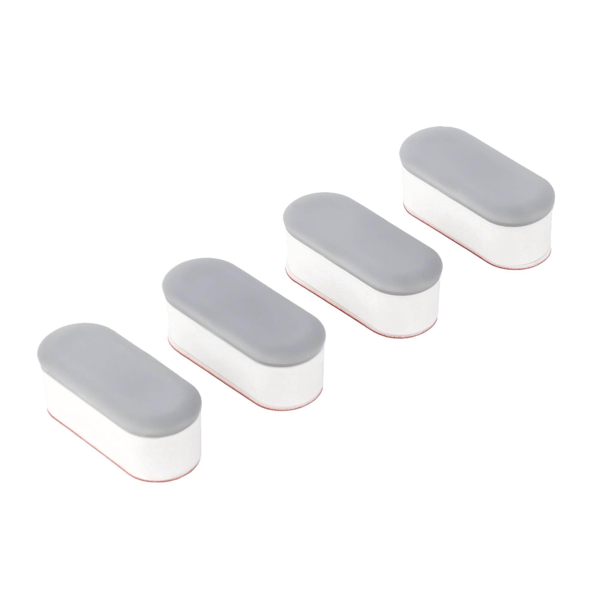 Luxe Bidet 4 Piece Universal Non-Slip Toilet Seat Bumpers with Strong Adhesive