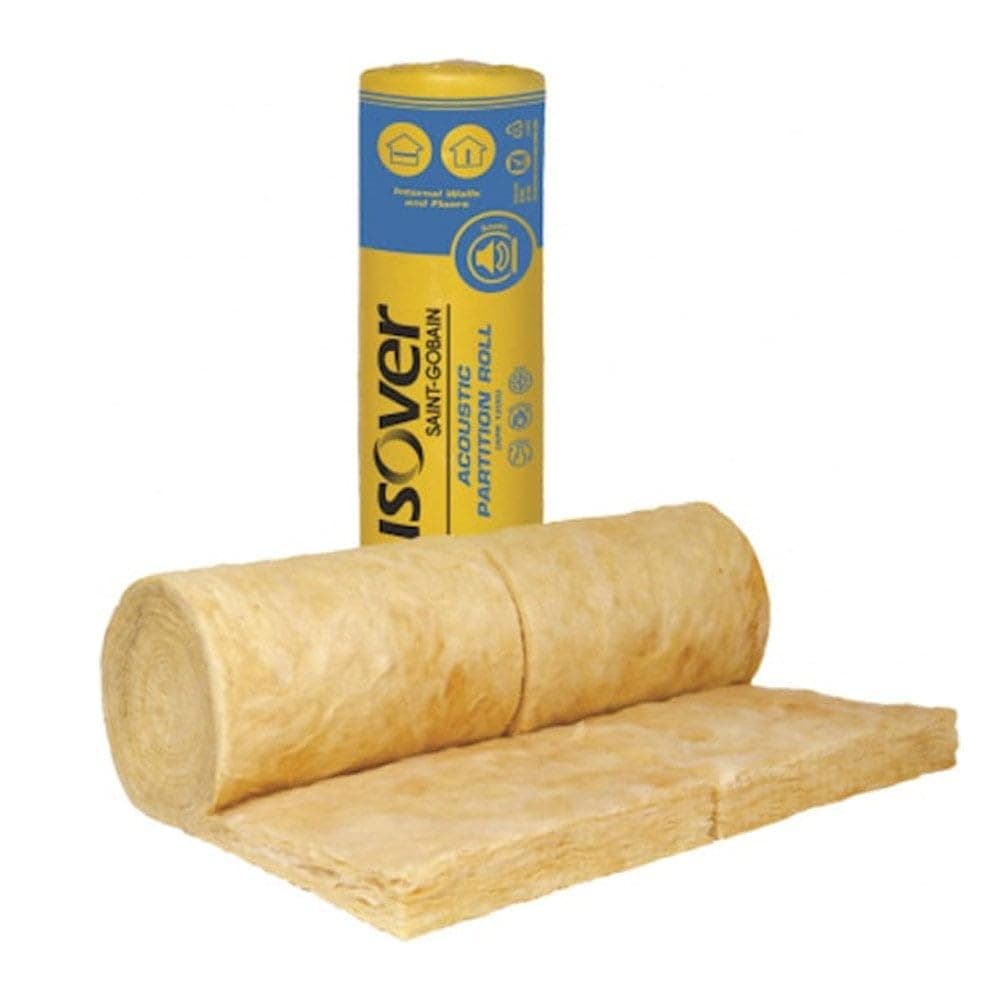 Isover Acoustic Partition Insulation Roll | 100mm (11m2 per Pack)
