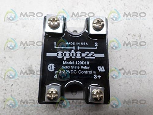 Opto 22 120D10 SSR Relay 120V 10 Amp 3/32 V Cont
