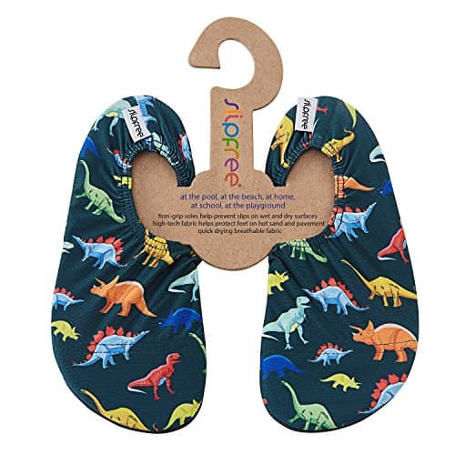 Slipfree Beach and Pool Shoes - Boys (X-Small, Dino)