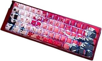 Wooting 60HE Custom Magnetic Mechanical Gaming Keyboard Wired Lightweight PBT Keycap Compatible With Electronic Sports And Laptop Gaming(AIM Aluminium alloy)