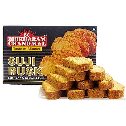 Bhikharam Chandmal Suji Elaichi Rusk - 400g