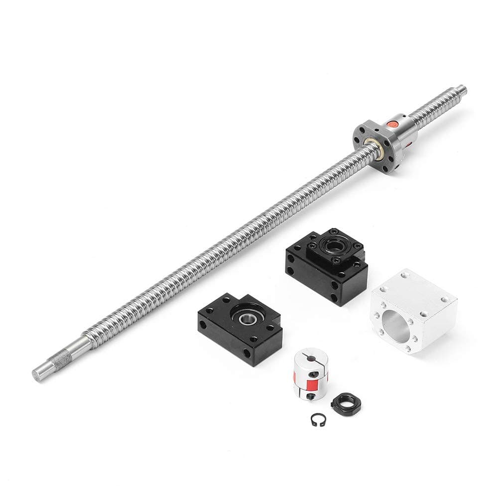 ChaRLes Machifit Sfu1605 500Mm Ball Screw+1605 Ball Nut+Nut Housing+Bk12 Bf12 Supports+6.35X10Mm Coupler