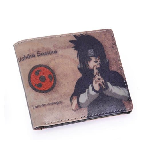 Icon Bifold Money Clip Wallets For Men Naruto Printed Cool Leather Purse