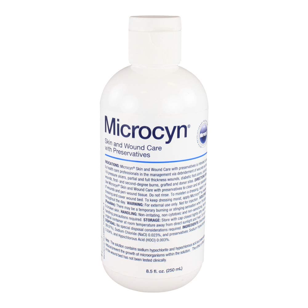 Oculus Innovative Sciences Oi84491 Microcyn Skin And Wound Care With Preservatives, 250 Ml,Oculus Innovative Sciences - Each 1